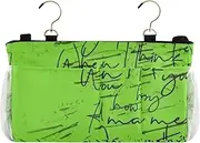 Amooorous Bunk Loft Bed Side Caddy Bag With Organizer Pockets for Bunk/Hospital Beds, Fluorescent Green