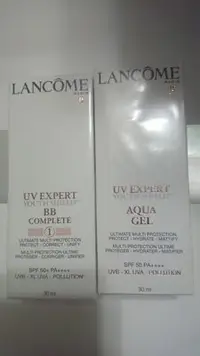 在飛比找Yahoo!奇摩拍賣優惠-全新LANCOME 蘭蔻 超輕盈UV水凝露 SPF50 PA