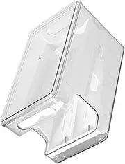 SHINEOFI Stackable Double Layer Egg Storage Box Transparent Refrigerator Egg Holder with Convenient Slide Feature Reusable Fridge Organizer