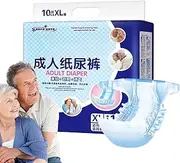 Adult Briefs, Absorbent Leak-Proof Adults Diaper, Maximum Protection Underwear, Soft Breathable Briefs, Protective Discreet Comfort, Ideal for Daily Use, Overnight