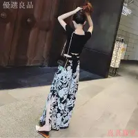 在飛比找Yahoo!奇摩拍賣優惠-小美の店優選精品 高腰開叉褲裙 寬褲 開叉褲裙女 長褲裙 開