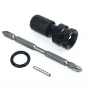 4 Piece 1/2 to 1/4 HEX Nut Driver Sockets Metric Drill Bits Set