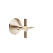 Dornbracht VAIA Wall valve clockwise closing 3/4" Brushed Champagne 36608809-46