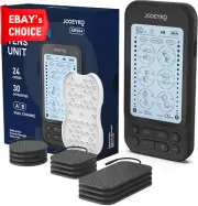 Dual Channel TENS EMS Machine 24 Modes Muscle Stimulator Pulse Massager Neck Sho