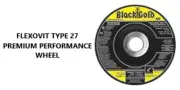 4-1/2 x 1/8 x 7/8 FLEXOVIT TYPE 27 PREMIUM PER. WHEEL ITEM NO. 3890940(FT)
