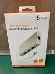 J5 Create JCH471 USB-C Multi-Adapter (Gigabit Ethernet/USB 3.1 Hub) (E10033449)