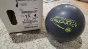 Radical Conspiracy Bowling Ball 1st Quality | 15 Pounds | 2-3" Pin | 2.2oz TW