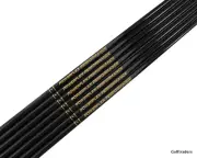 POWERFLEX GRAPHITE 4-PW IRON SHAFTS REGULAR FLEX .370" TIP 40" NEW SH5535