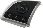 LUMIXE Car Cruise Control Button, for Mitsubishi, L200, for Outlander, for Mirage, for Xpander 2016-2018 Steering Wheel Remote Control Volume Button Cruise Control Switch Car Steering Wheel Switch But