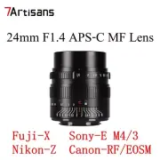 7artisans 24mm F1.4 APS-C Large Aperture MF Lens for Fuji Sony Canon Nikon M4/3