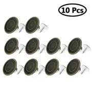 17mm 10Pcs Metal Buttons w/Nails for Jeans Instant Suspenders Clothes Buttons