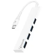 Bonelk Long Life USB-C to USB-A Hub 4 Port White