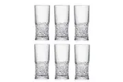 RCR MIXOLOGY SOUL HIGHBALL CRYSTAL TUMBLERS SET 6 - 350ml