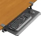 Keyboard Tray under Desk, Small Computer Desk with Keyboard Tray 25.6" X 11.8" S