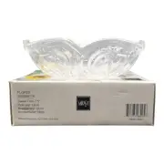 NIB Mikasa Sweet Candy Dish Floral Pattern Crystal Clear Glass