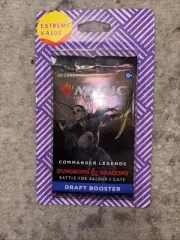 Dungeon And Dragons Battle For Baldur’s Gate Draft Booster MTG Magic Gathering