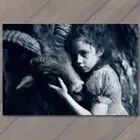 MAGNET Girl Monster Creepy Weird Nightmare Scary Unusual Goat Imaginary Friend