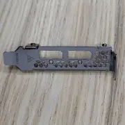 For AMD Radeon Pro W6400 DP+DP Graphic Card I/O Shield BackPlate Blende Bracket