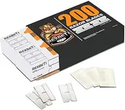 REXBETI 200PCS Single Edge Razor Blades, Industrial Razor Blades for Scraper, Suitable for Removing Labels, Decals, Stickers and Old Paint