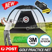 3M Large Golf Practice Net Hitting Nets Driving Netting Chipping Cage Training
