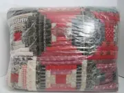 New~Pottery Barn Jaxson Patchwork Reversible Quilt~Full Queen Multcolor