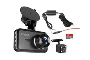 Elinz Car Dash Camera 3" HD 1080P FHD DVR Recorder Front and Rear Dual Cam Free Hardwire Kit 32GB