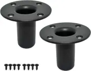 Speaker Stand Top Hat 4.13"x3.29" ，Metal Speaker Cabinet Pole Mount， PA/DJ Tr...