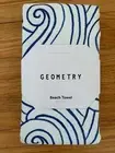Geometry 65"x31" Beach Towel - Blue