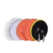 6Pcs Car Polisher Polishing Pads For Sponge Buffer Waxing Buffing Accessories (for: Volvo)
