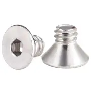 1/4-20 x 3/8" Flat Head Socket Cap Screws Countersunk Bolts 304 Stainless Ste...
