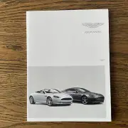 2011 ASTON MARTIN DB9 COUPE VOLANTE PRESTIGE BROCHURE