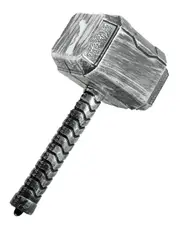Thor Silver Costume Hammer