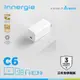 台達Innergie C6【GaN摺疊版】60瓦 USB-C 萬用充電器(無附線)原價1490(省400)