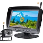 Wireless 7" 1080P DVR Side Rear View Reverse Camera Monitor For Truck Caravan RV