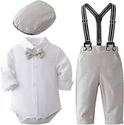 [IBOBOOM] Baby Boy Clothes Toddler Suits Newborn Dress Wear Outfits Infant Shirt Pants Set