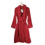 Hotel Collection Robe Medium/large Red Cotton Modal Luxury New NWT
