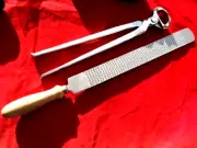 19" Farriers Horse Hoof Double Side Rasp+13" CHROME PLATED Nipper cutter/Nipper