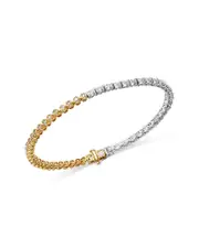 Bloomingdale's Fine Collection Diamond Tennis Bracelet in 14K Yellow & White Gold, 2.0 ct. t. w.