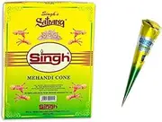 SINGH Natural Mehandi Cones - 100% Organic Mehendi cone Pack of 3 Cone