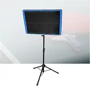 Table Tennis Rebound Board, Self-Study Pingpong Accessory,Table Tennis Exerciser Tool,Strong Steel Frame for Home School