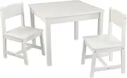 KidKraft Aspen Wooden Table and 2 Chairs, Kids Table and Chair Sets, Children's Playroom/Bedroom Furniture, 21201