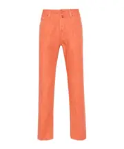 Scott herringbone tapered trousers 37,30 PERSIMMON ORANG