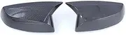 for T&oyota Alphard Vellfire 2016 2017 2018 19 2020 Car Replacement Exterior Door Side Rear View Mirror Cover Caps Reverse Shell Case Car Side Mirror Cover Exterior Mirrors (Color : Carbon fib