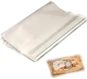 Cellophane Packaging Sheets, 300 PCS 11.8x11.8inch Cellophane Paper Sheet for Bread Cakes Desserts, Cellophane Wrap Packaging Convenient for Store Take-Away Pastry by FUNZON FH031 (300 Pcs)