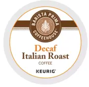 Lot 72 Kcup Barista Prima Coffee Decaf Italian Roast Brew Father's Gift FreeShip