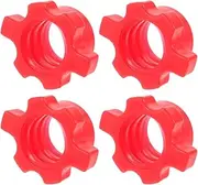 TOGEVAL Fitness Barbell Nuts Dumbbell Bar Lock Barbell Clamp Home Gym Nut Accessories Secure Locking