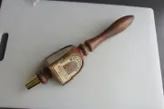Hard To Find Vintage Stroh's Stroh Signature Wooden Beer Tap Handle 3 Sided NEW