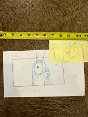 Production Animation Art From The SpongeBob Squarepants Movie