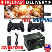 Wireless Retro Game Console Plug Play Video Game Stick 10000+ Games 4K HDMI RY