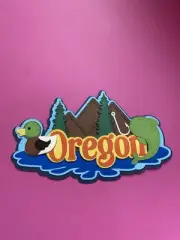 Oregon State layered scrapbook paper design handmade in Mt